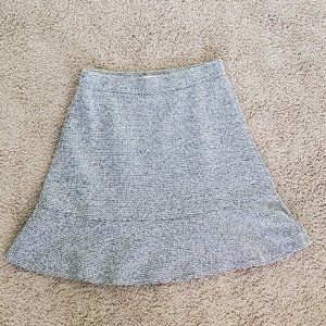 Loft black and white skirt